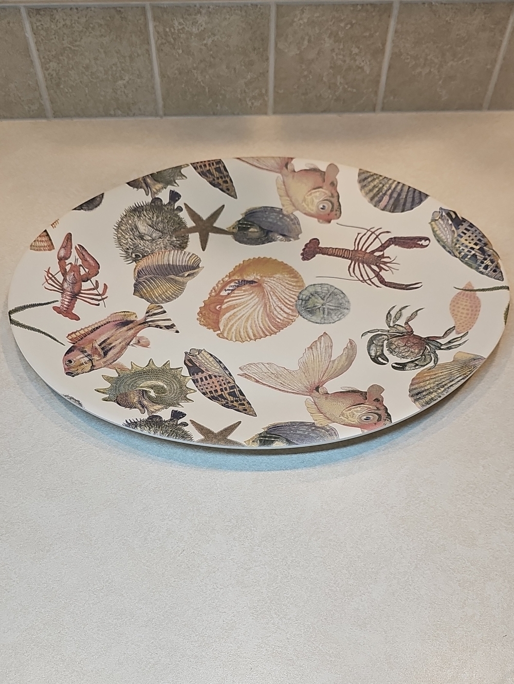 Melamine Sealife Serve Platter By Threshold